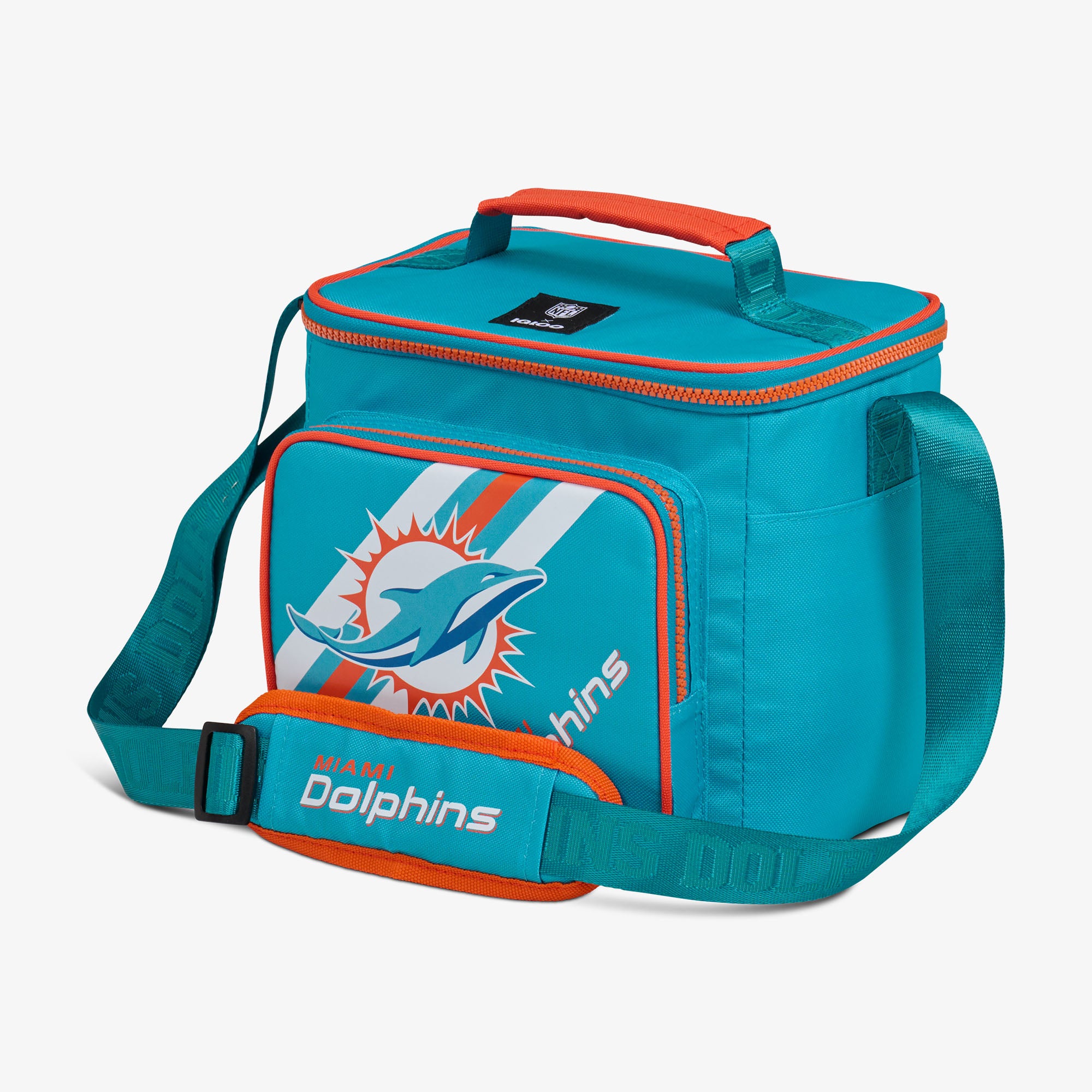 Miami Dolphins Square Lunch Cooler Bag - Image 2