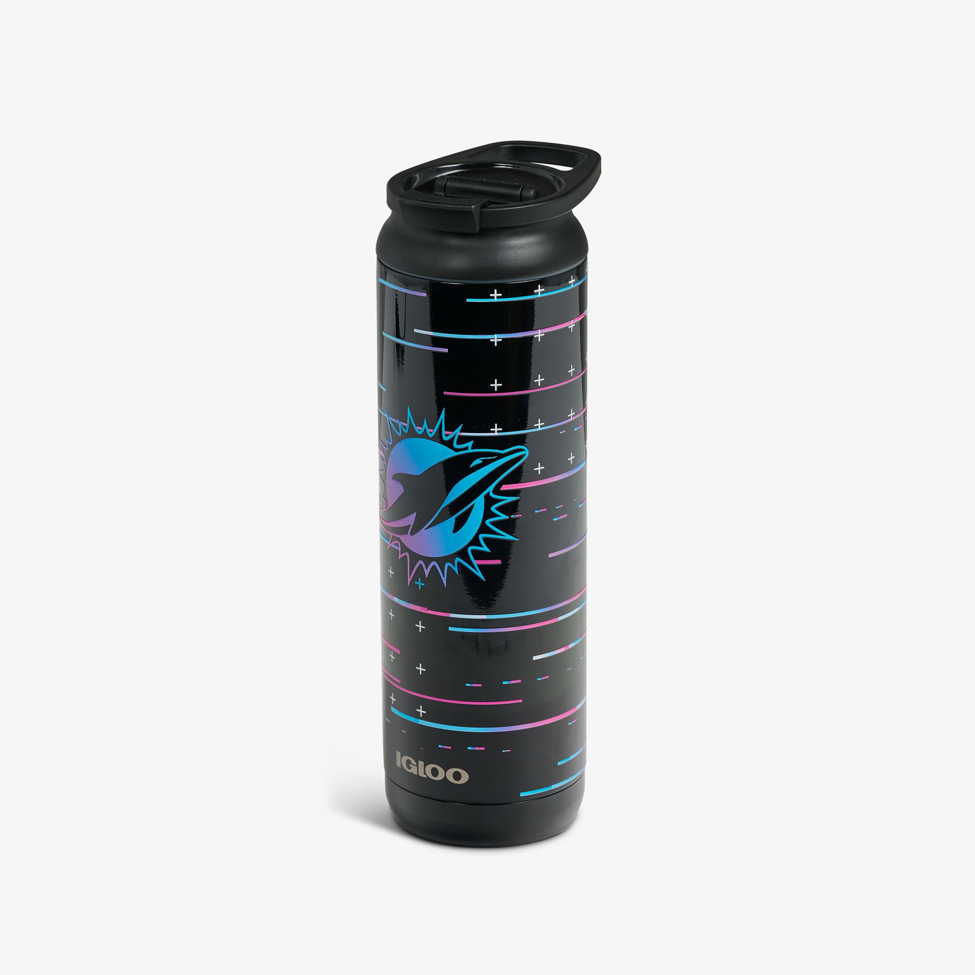 NFL Neon Miami Dolphins 20 Oz Flip 'n' Sip Tumbler - Image 6