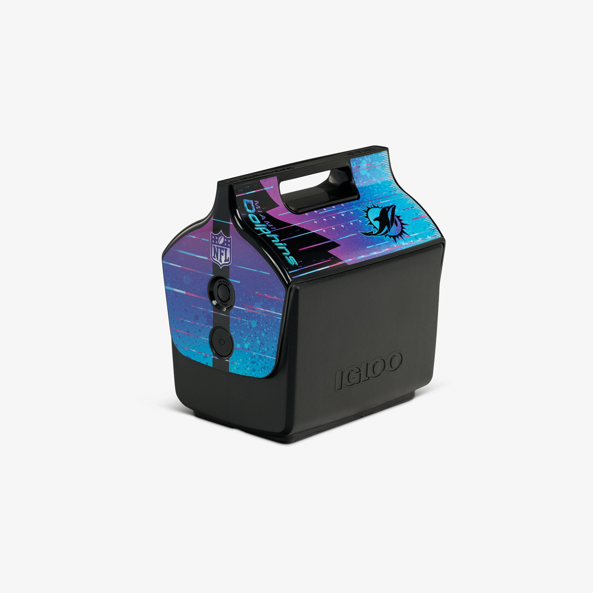 NFL Neon Miami Dolphins Little Playmate® 7 Qt Cooler - Image 4