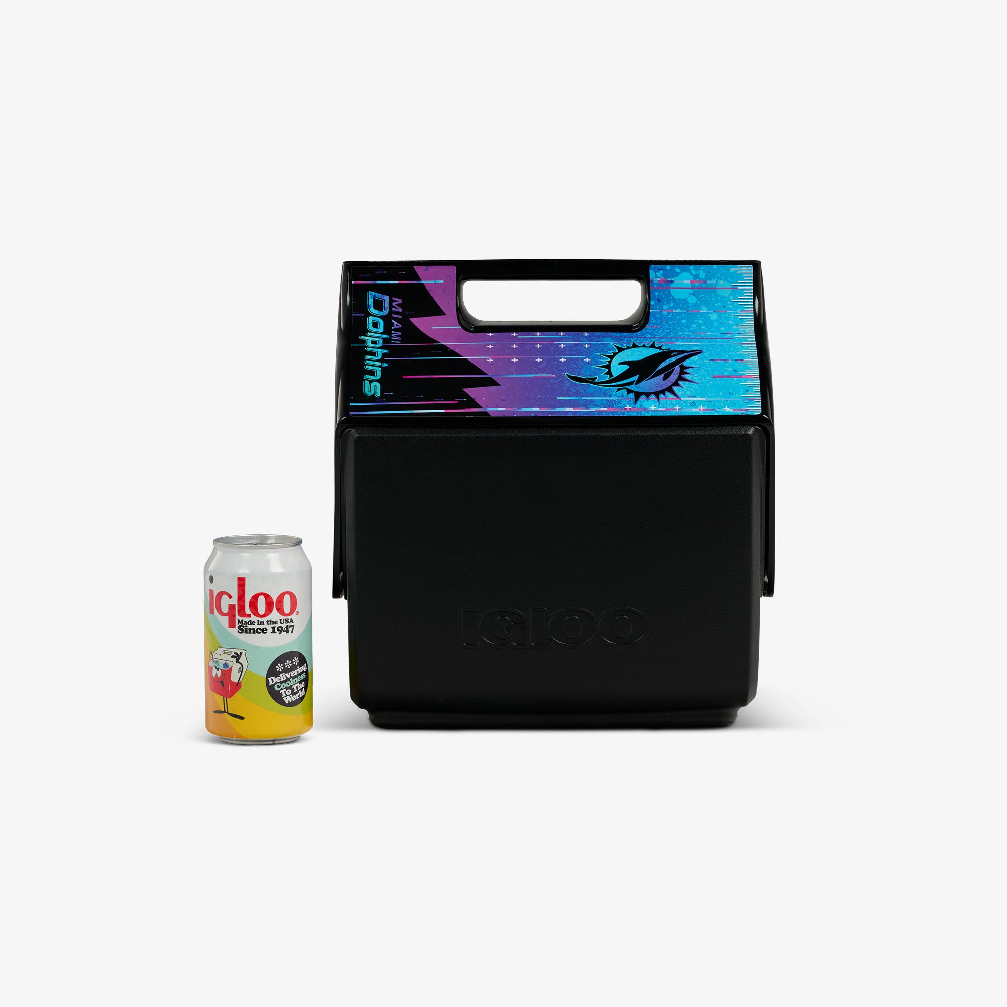 NFL Neon Miami Dolphins Little Playmate® 7 Qt Cooler - Image 5