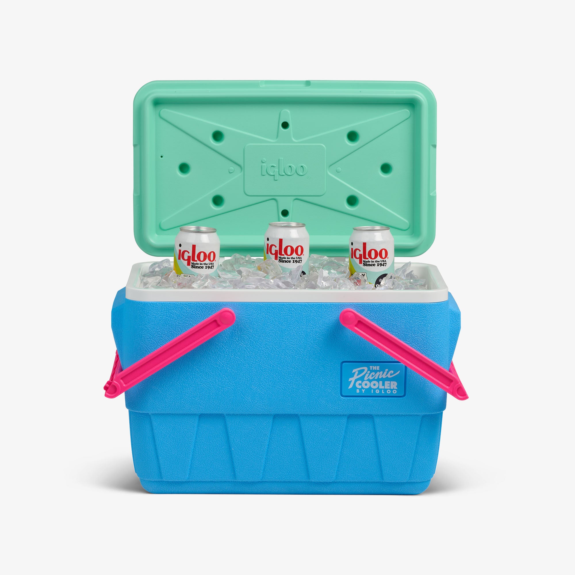 Retro Picnic Basket 25 Qt Cooler - Image 13
