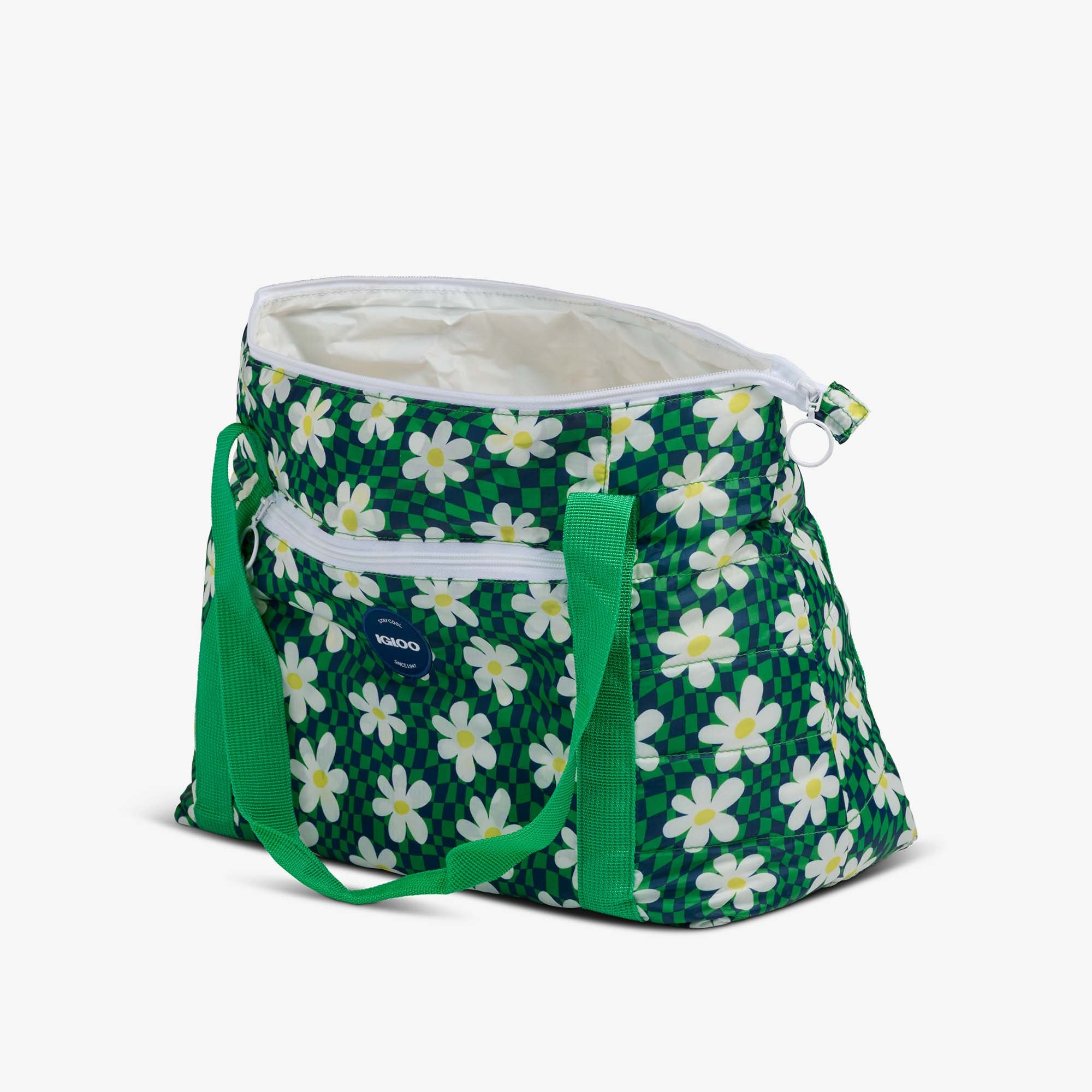 Retro Packable Puffer 20-Can Cooler Bag - Image 3